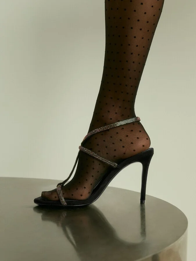 Embellished Stiletto Sandals