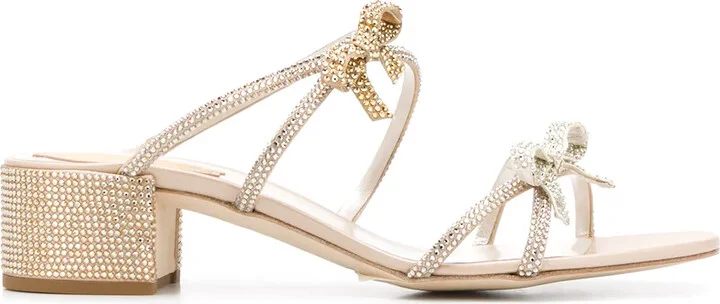 Embellished Straps Sandals