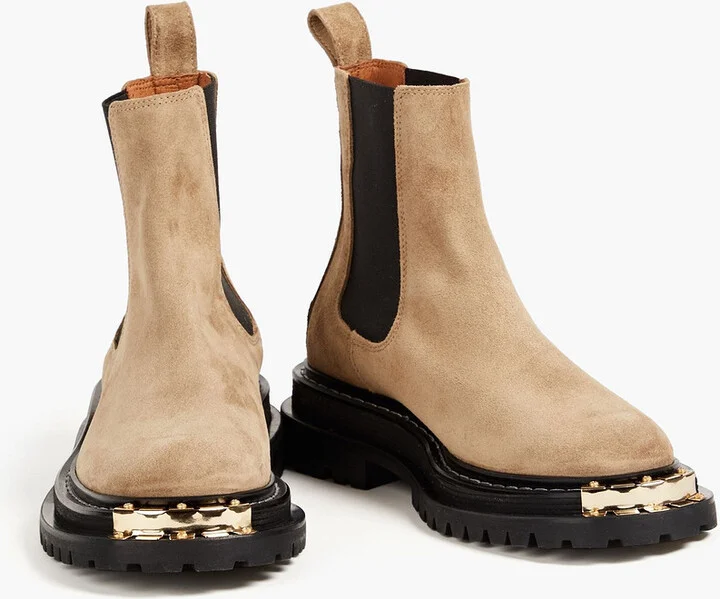 Embellished suede Chelsea boots - Image 2