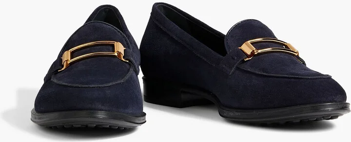 Embellished suede loafers - Image 2