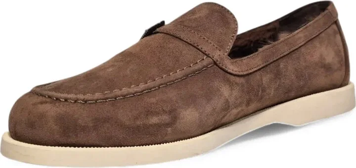 Embellished Suede Loafers - Image 2