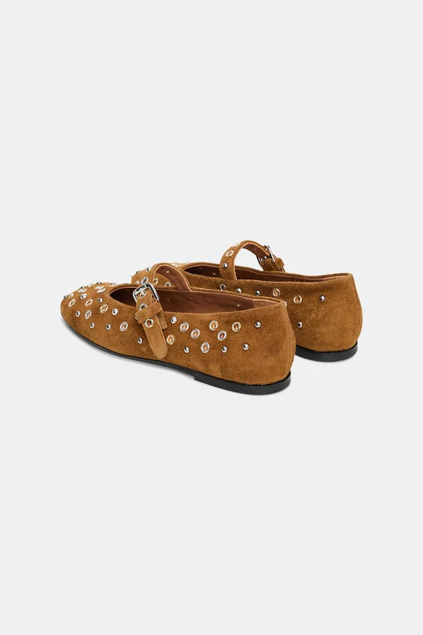 Embellished suede Mary-Janes - Image 5