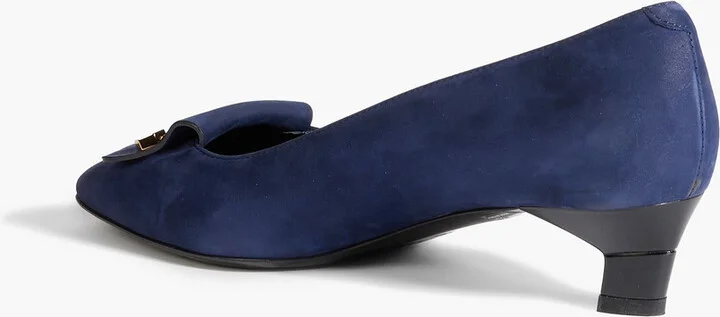 Embellished suede pumps - Image 3