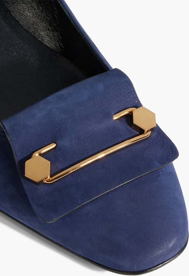 Embellished suede pumps - Image 4