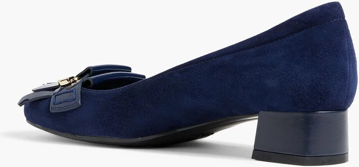 Embellished suede pumps - Image 3