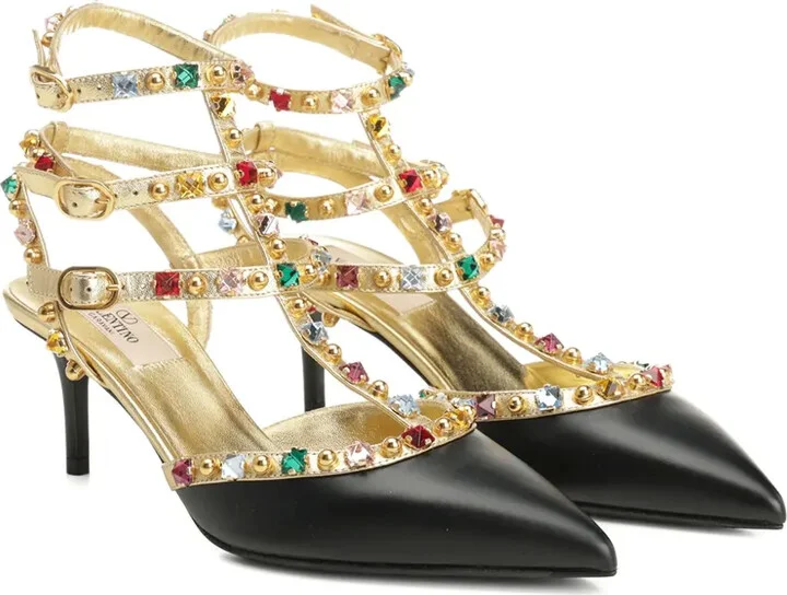 embellished T-bar sandals - Image 2