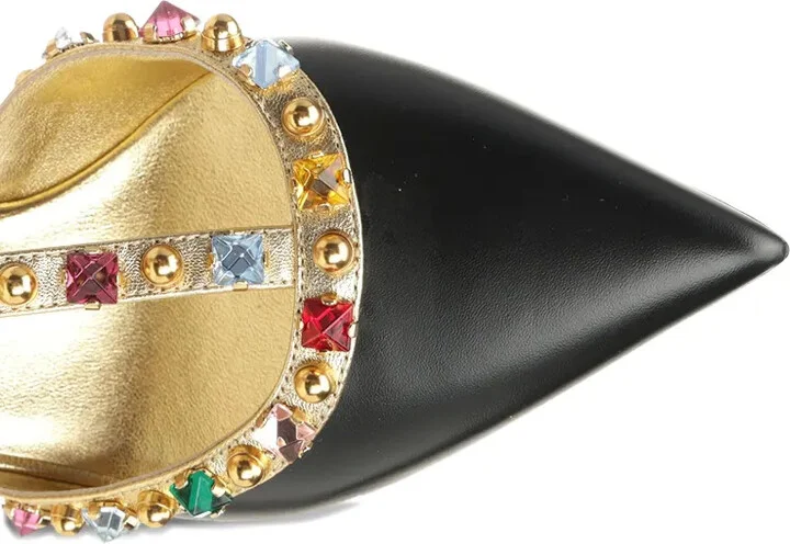 embellished T-bar sandals - Image 4