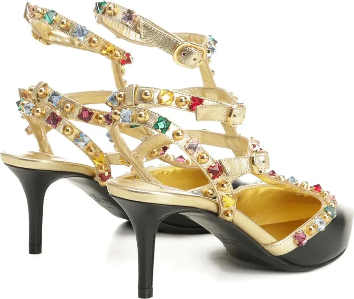 embellished T-bar sandals - Image 5