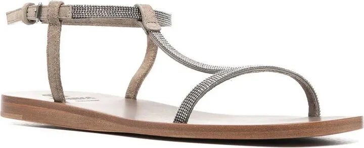 embellished T-bar sandals - Image 2
