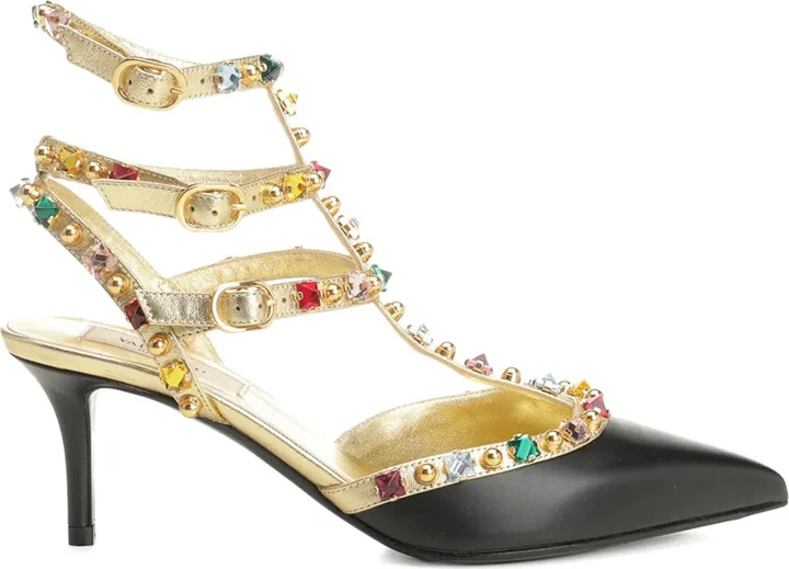 embellished T-bar sandals
