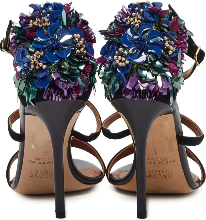 embellished T-strap sandals - Image 4