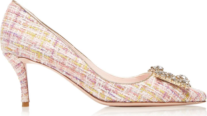 Embellished Tweed PumpsVivier