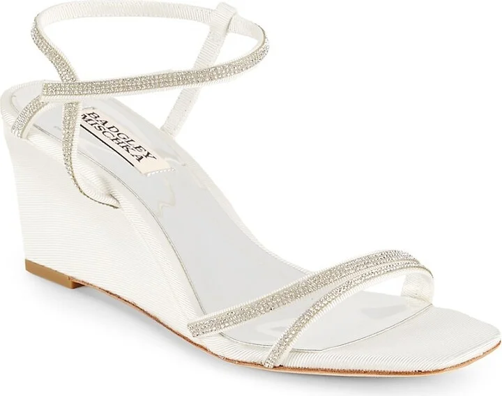 Embellished Wedge Sandals - Image 2