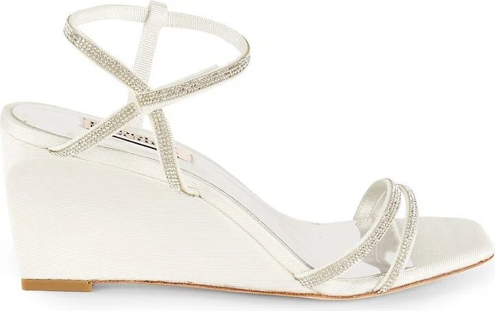 Embellished Wedge Sandals