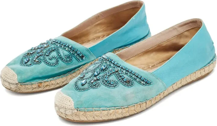 Embellishment Jute Flat Espadrilles - Image 2