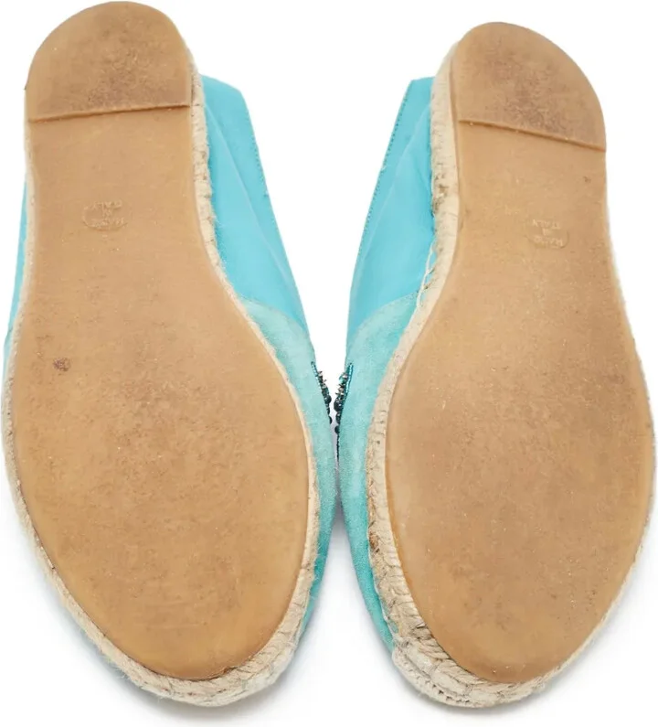 Embellishment Jute Flat Espadrilles - Image 5