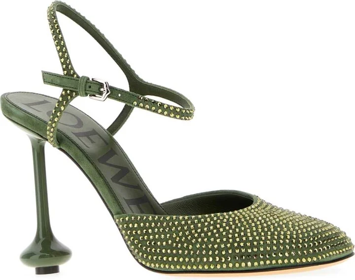Embellishment Suede Toy Pumps - Image 2