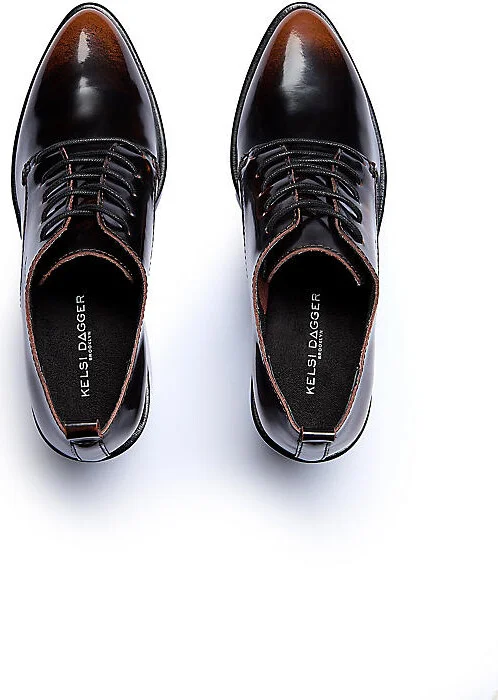 Ember Oxford Heeled Loafers - Image 3