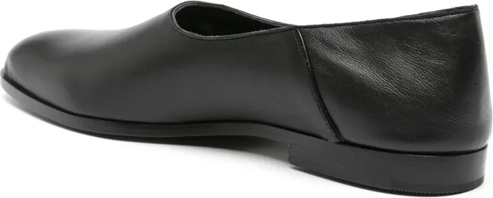 Emblem leather balllerina shoes - Image 3
