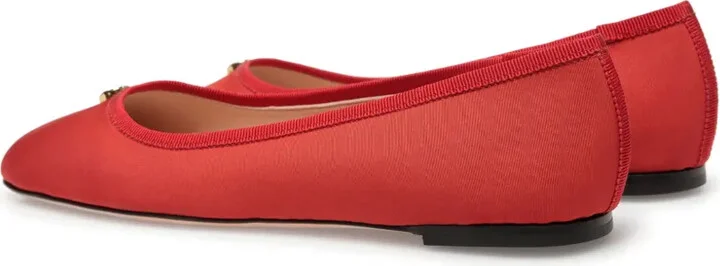 Emblem logo-plaque ballerina flats - Image 3