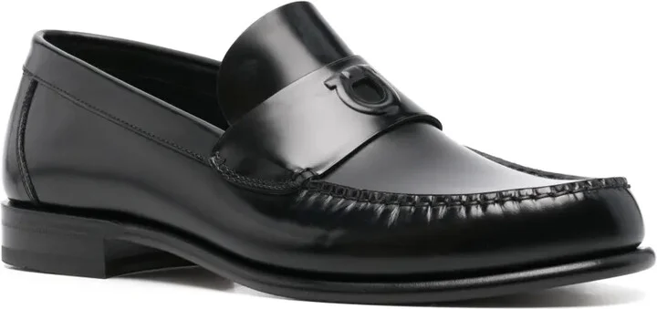 embossed-Gancio loafers - Image 2