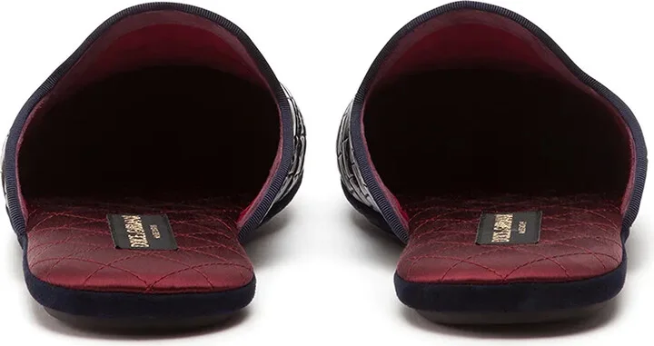 Embossed Leather Mules - Image 3