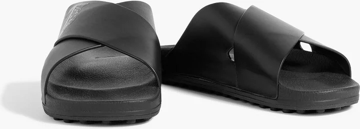 Embossed leather sandals - Image 2