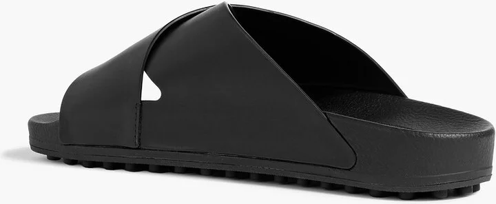 Embossed leather sandals - Image 3