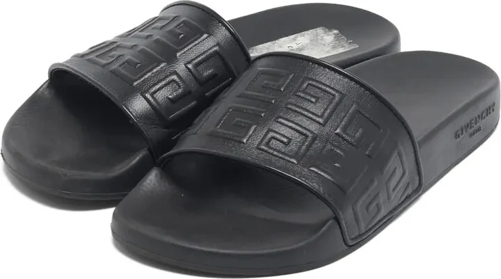 Embossed Leather Slides - Image 2