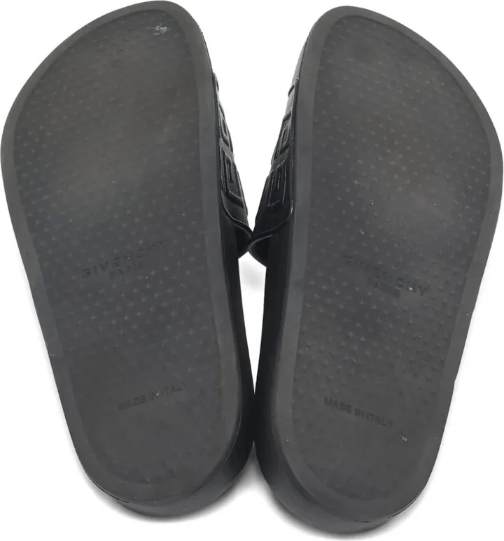 Embossed Leather Slides - Image 4