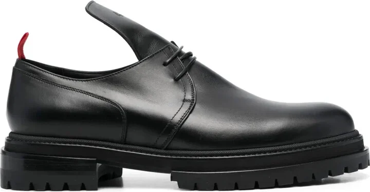 Embossed-Logo Brogues