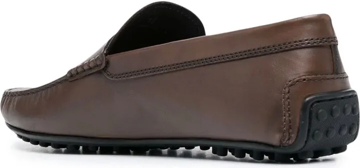 Embossed-Logo Detail Loafers - Image 3