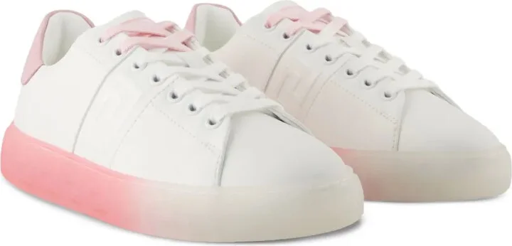 Embossed-Logo Gradient Sole Sneakers - Image 2