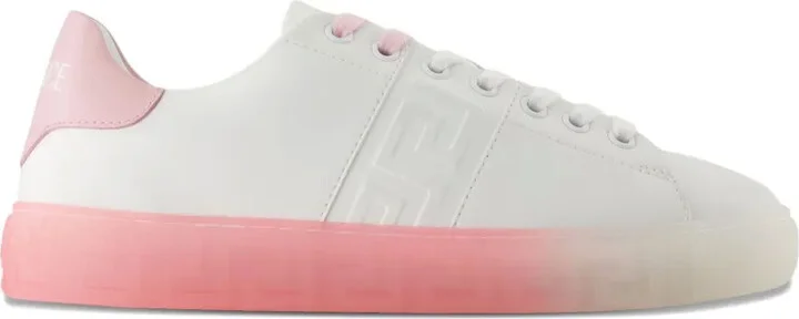 Embossed-Logo Gradient Sole Sneakers - Image 4