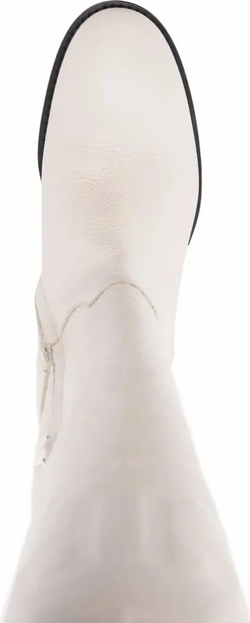 Embossed-Logo Knee-High Boots - Image 4