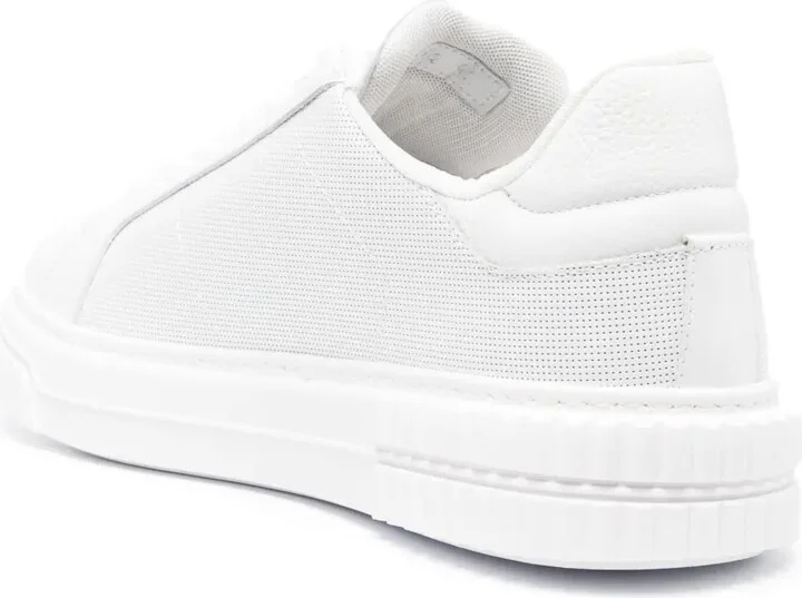 Embossed-Logo Lace-Up Sneakers - Image 3