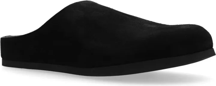 Embossed-Logo Leather Slippers - Image 4