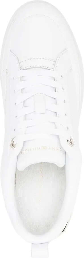 Embossed-Logo Leather Sneakers - Image 4