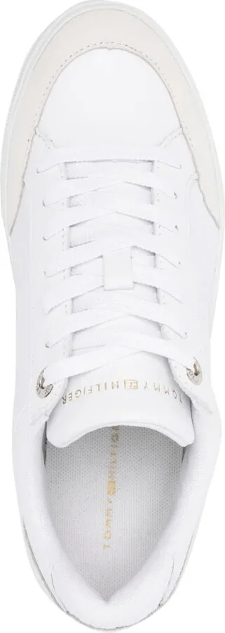 Embossed-Logo Leather Sneakers - Image 4