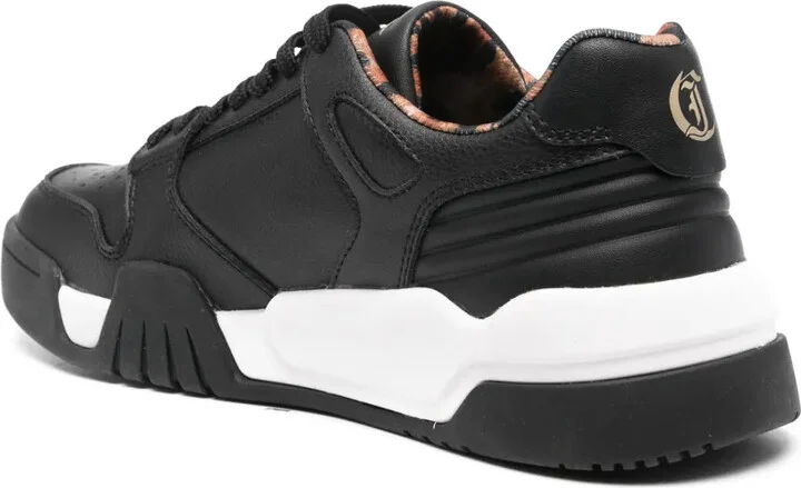 Embossed-Logo Leather Sneakers - Image 3