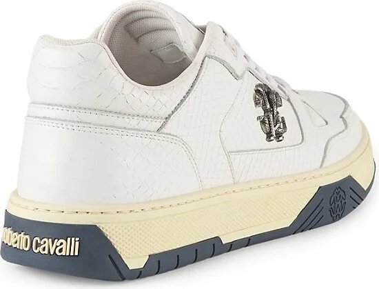 Embossed Logo Leather Sneakers - Image 3