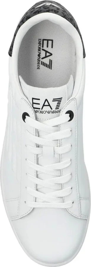 Embossed-Logo Leather Sneakers - Image 3