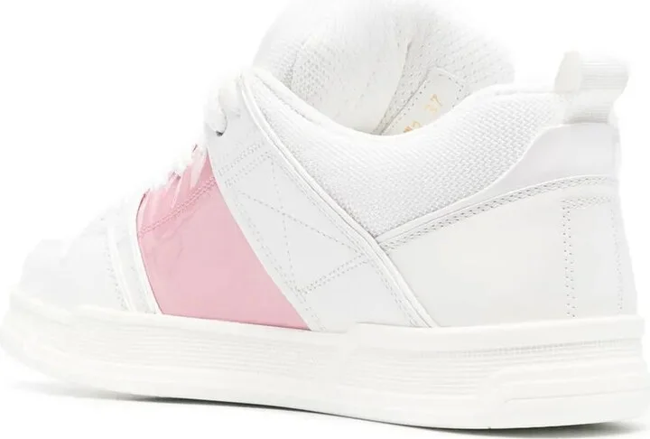Embossed-Logo Leather Sneakers - Image 3