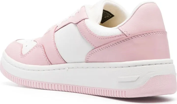 Embossed-Logo Leather Sneakers - Image 3