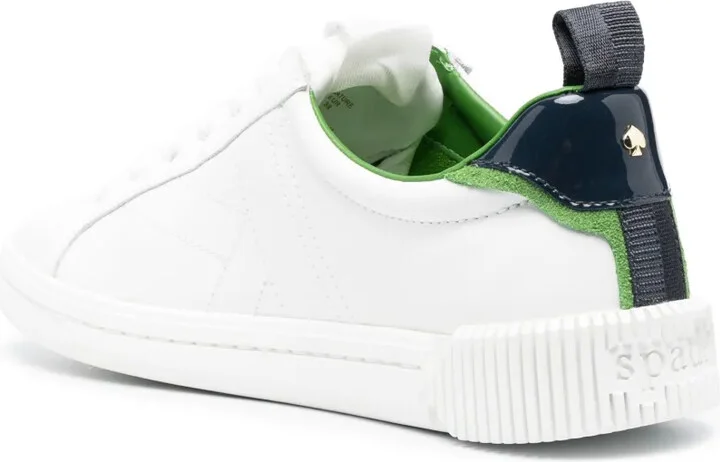Embossed-Logo Leather Sneakers - Image 3