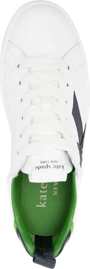 Embossed-Logo Leather Sneakers - Image 4