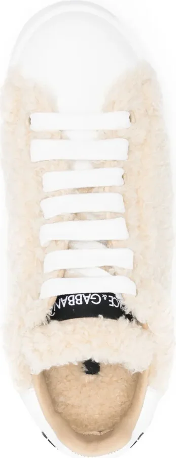 Embossed-Logo Leather Sneakers - Image 4