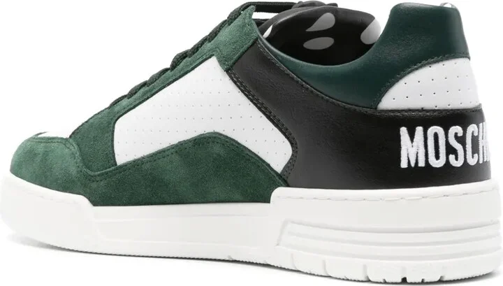 Embossed-Logo Low-Top Sneakers - Image 3
