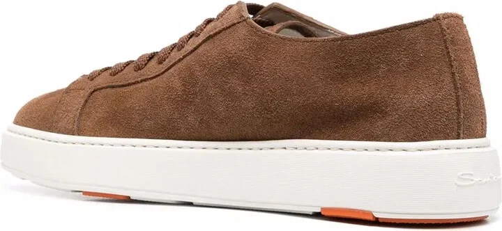 Embossed Logo Low Top Sneakers - Image 3