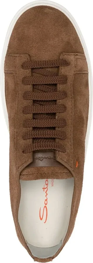 Embossed Logo Low Top Sneakers - Image 4